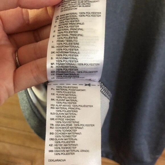 Adidas Mens Gray Climalite Basic Tee Shirt Athletic Workout Casual Size Large - Picture 9 of 9